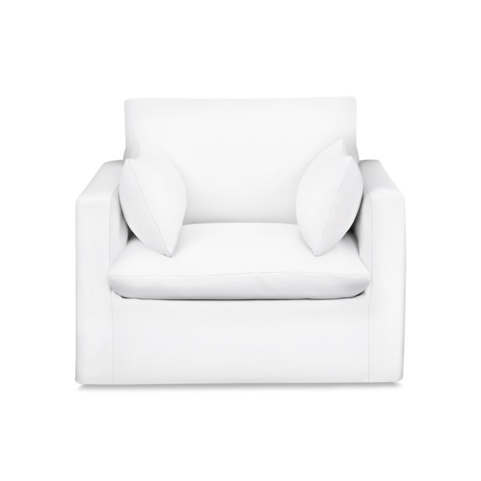 Birch Lane™ Luna Slipcovered Chair and a Half Wayfair